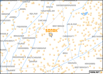 map of Sonak