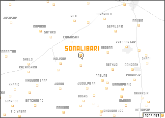 map of Sonāli Bari