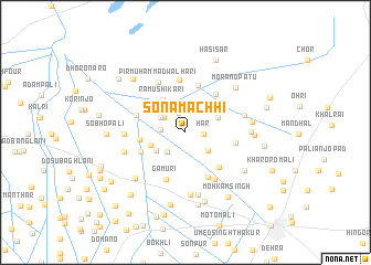 map of Sona Māchhi