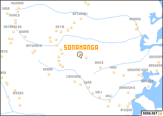 map of Sonamanga