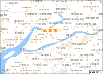 map of Sŏnami-ri