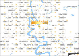 map of Sonānagar