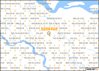 map of Sonāpur