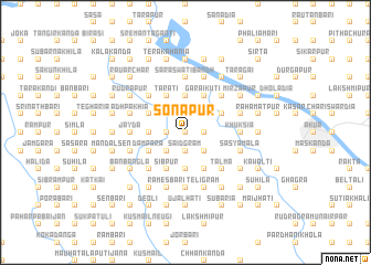 map of Sonāpur