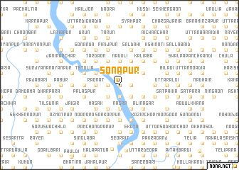 map of Sonāpur