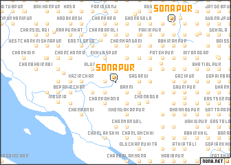 map of Sonāpur