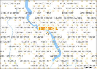 map of Sonārkhil