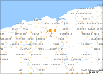 map of Soña