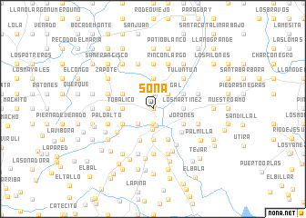 map of Soná