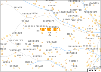 map of Sŏnbau-gol