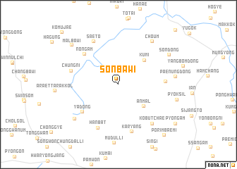 map of Sŏnbawi