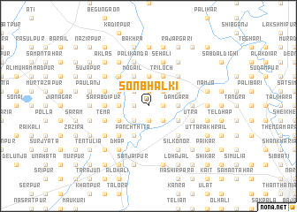 map of Sonbhālki