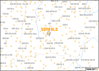 map of Sonbolo