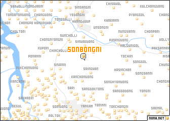 map of Sŏnbong-ni