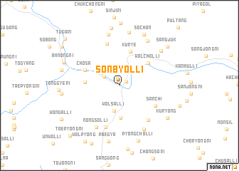 map of Sŏnbyŏl-li