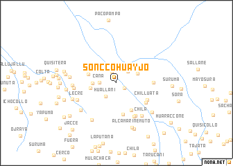 map of Soncco Huayjo