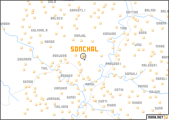 map of Sonchal