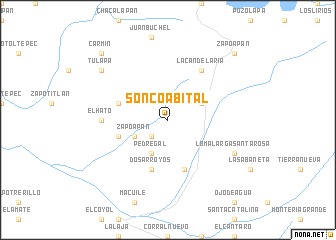 map of Soncoabital