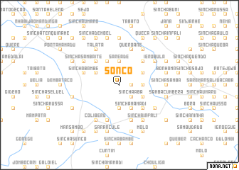 map of Soncò