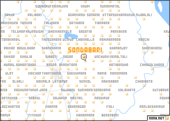 map of Sondābāri