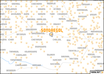 map of Sŏndae-gol