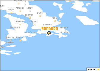 map of Sondarö