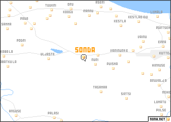 map of Sonda