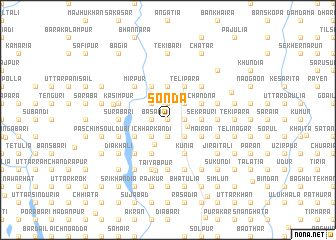 map of Sonda