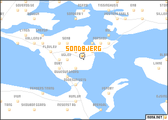 map of Søndbjerg