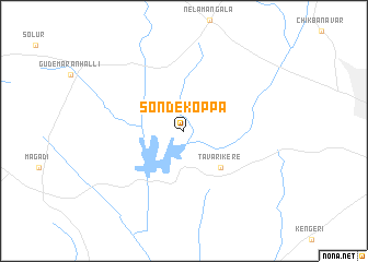 map of Sondekoppa