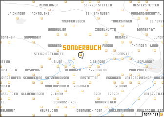 map of Sonderbuch