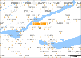 map of Sönderby