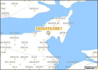 map of Sønder Dråby