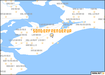 map of Sønder Frenderup