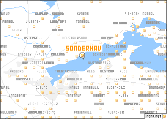 map of Sønderhav