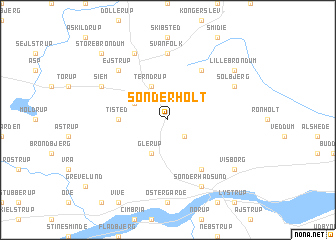 map of Sønderholt