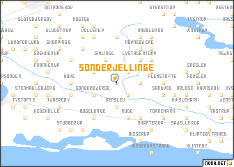 map of Sønder Jellinge