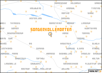 map of Sønder Kollemorten