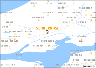 map of Sønderøkse