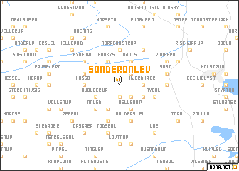 map of Sønder Ønlev