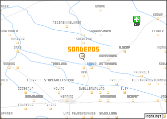 map of Sønderos