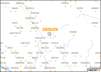 map of Sơn Ðình