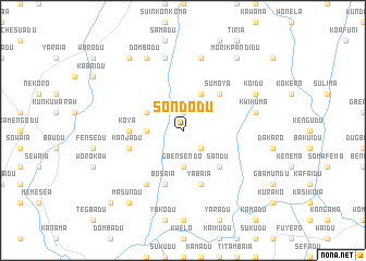 map of Sondodu