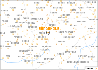 map of Sondokole