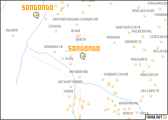 map of Sondondo