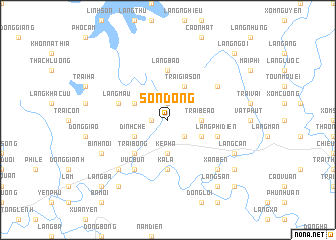 map of Sơn Ðộng