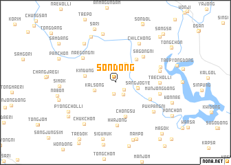 map of Sŏndong