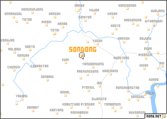 map of Sŏn-dong