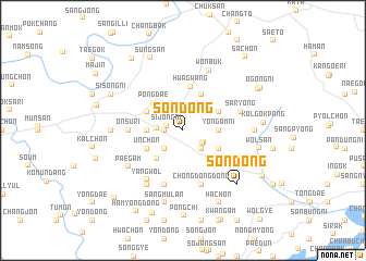 map of Sŏn-dong