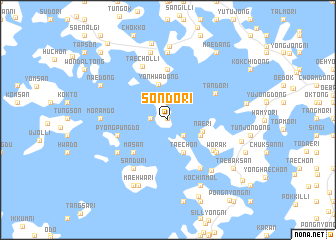 map of Sŏndo-ri